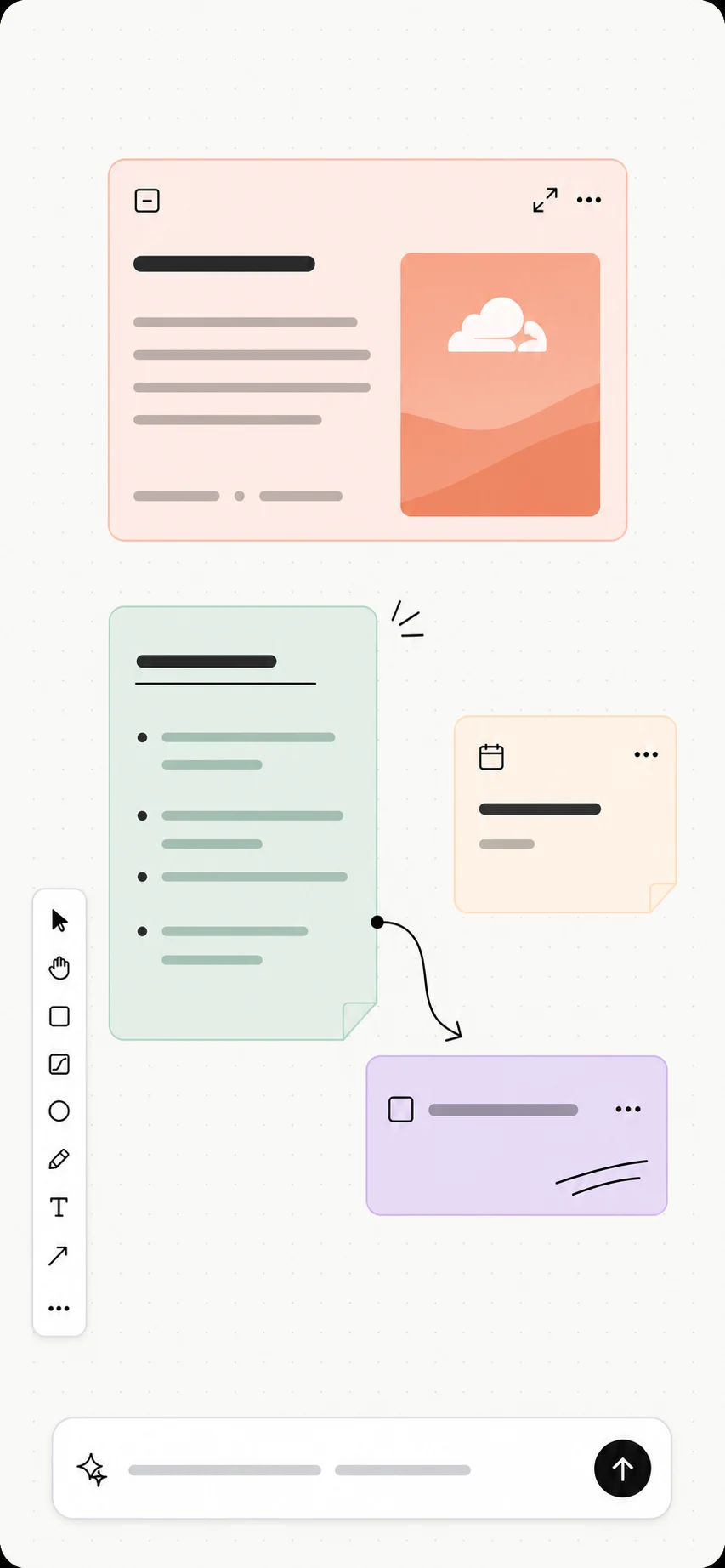 Punos spatial canvas with connected work